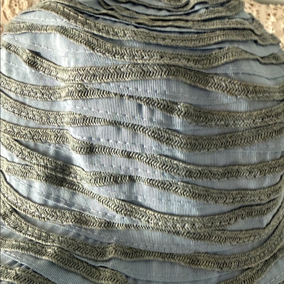 Brontë Amsterdam Blue and Gray a Women's large foldable Sun Hat 👒 - Picture 13 of 16